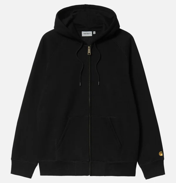 CARHARTT WIP Sweats & Polaires | Hooded Chase Jacket Black