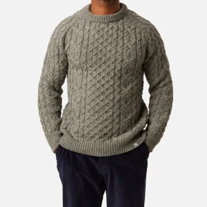 PEREGRINE Pulls & Cardigans | Hudson Aran Jumper Steel