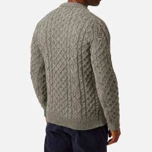 PEREGRINE Pulls & Cardigans | Hudson Aran Jumper Steel