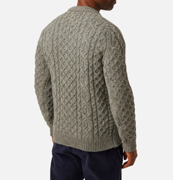 PEREGRINE Pulls & Cardigans | Hudson Aran Jumper Steel