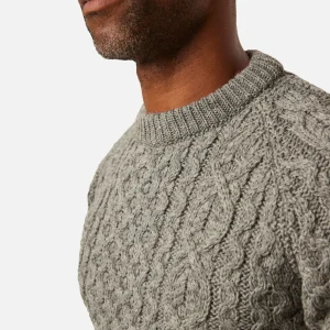 PEREGRINE Pulls & Cardigans | Hudson Aran Jumper Steel