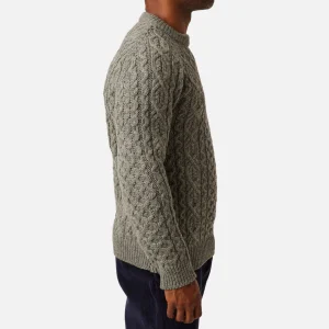 PEREGRINE Pulls & Cardigans | Hudson Aran Jumper Steel