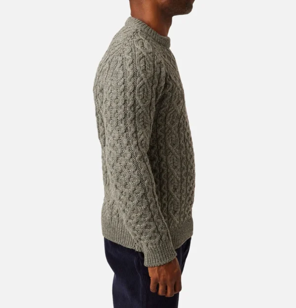 PEREGRINE Pulls & Cardigans | Hudson Aran Jumper Steel