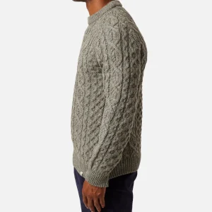 PEREGRINE Pulls & Cardigans | Hudson Aran Jumper Steel