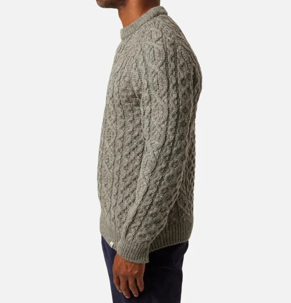 PEREGRINE Pulls & Cardigans | Hudson Aran Jumper Steel