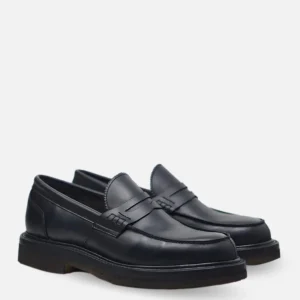 UNMARKED Mocassins | Jack Penny Loafers Black