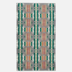 PENDLETON Maison | Jacquard Towel Chief Joseph Grey