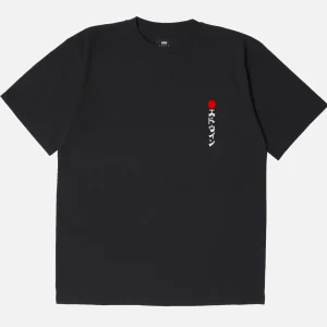 EDWIN T-shirts | Kamifuji Tee Black