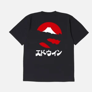 EDWIN T-shirts | Kamifuji Tee Black