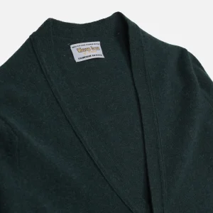 WILLIAM LOCKIE Pulls & Cardigans | Lambswool Cardigan Green Astra