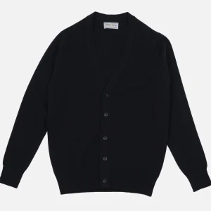 WILLIAM LOCKIE Pulls & Cardigans | Lambswool Cardigan Navy