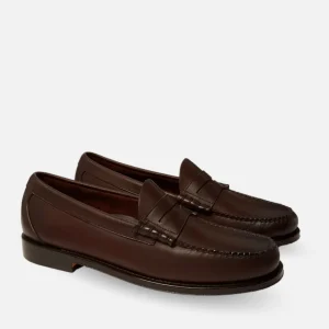 G.H. BASS Mocassins | Larson Penny Loafers Soft Chocolate Leather