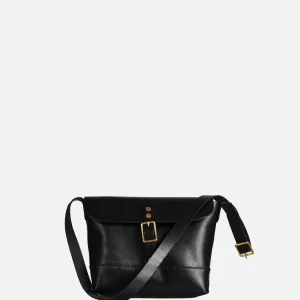 HERITAGE LEATHER COMPANY Sacs Bandoulière | Leather Mini Shoulder Bag Noir