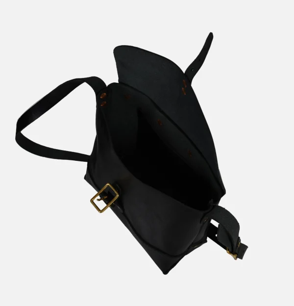 HERITAGE LEATHER COMPANY Sacs Bandoulière | Leather Mini Shoulder Bag Noir