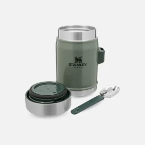 STANLEY 1913 Outdoor | Legendary Food Jar + Spork Hammertone Green