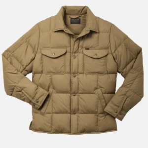 FILSON Blousons & Manteaux | Lightweight Down Jac Shirt Tan