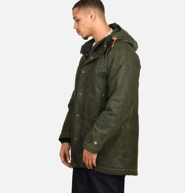 MANIFATTURA CECCARELLI Blousons & Manteaux | Long Moutain Parka Wax Green