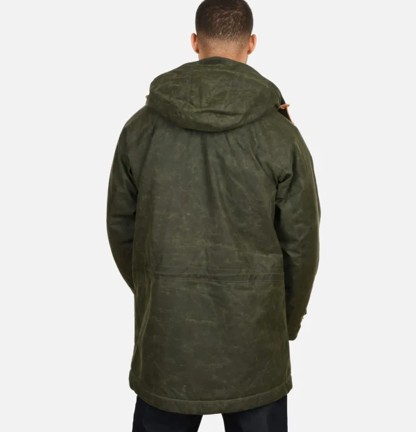 MANIFATTURA CECCARELLI Blousons & Manteaux | Long Moutain Parka Wax Green