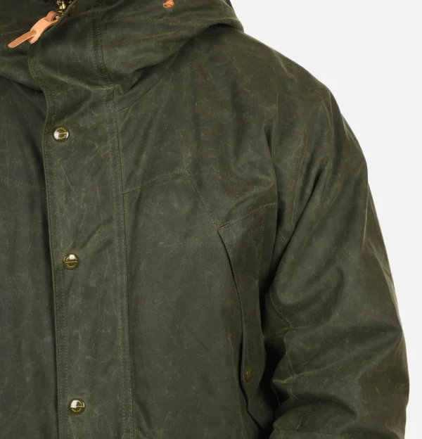 MANIFATTURA CECCARELLI Blousons & Manteaux | Long Moutain Parka Wax Green