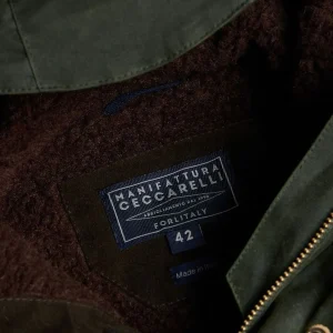 MANIFATTURA CECCARELLI Blousons & Manteaux | Long Moutain Parka Wax Green