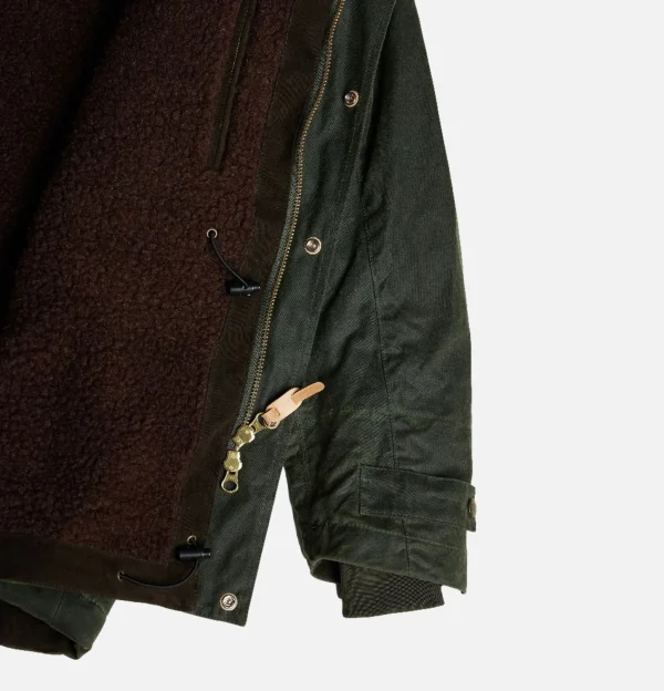 MANIFATTURA CECCARELLI Blousons & Manteaux | Long Moutain Parka Wax Green