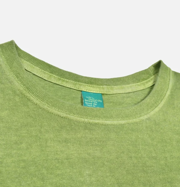 GOOD ON T-shirts | Long Sleeve Crew Tee Matcha