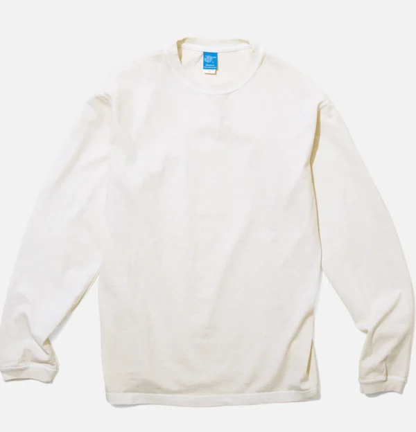 GOOD ON T-shirts | Long Sleeve Crew Tee Natural