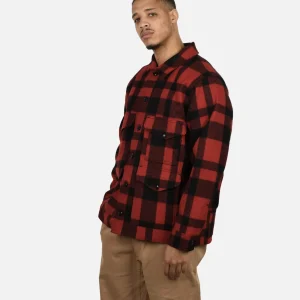 FILSON Blousons & Manteaux | Mackinaw Cruiser Red Black