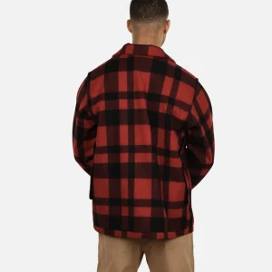 FILSON Blousons & Manteaux | Mackinaw Cruiser Red Black