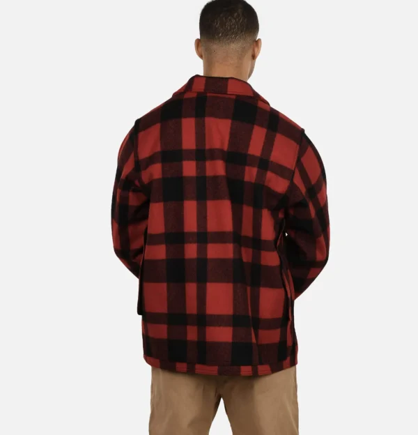 FILSON Blousons & Manteaux | Mackinaw Cruiser Red Black