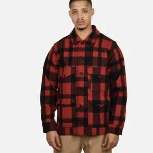 FILSON Blousons & Manteaux | Mackinaw Cruiser Red Black