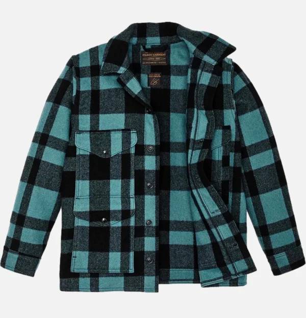 FILSON Vestes | Mackinaw Cruiser Wool Faded Blue