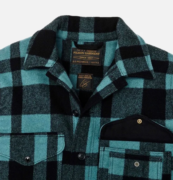 FILSON Vestes | Mackinaw Cruiser Wool Faded Blue