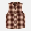 FILSON Vestes | Mackinaw Wool Vest Brown Tan