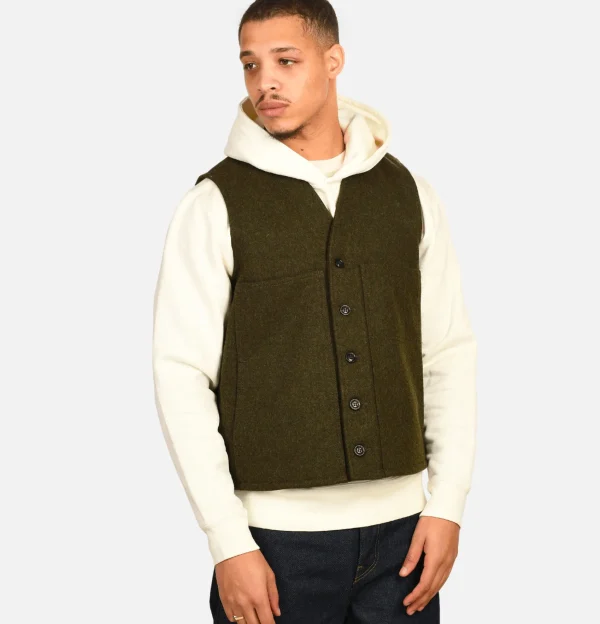 FILSON Vestes | Mackinaw Wool Vest Forest Green