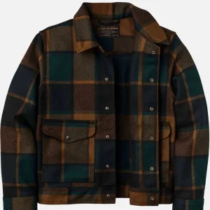 FILSON Blousons & Manteaux | Mackinaw Wool Work Plaid Green