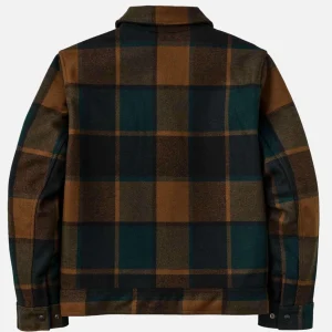 FILSON Blousons & Manteaux | Mackinaw Wool Work Plaid Green