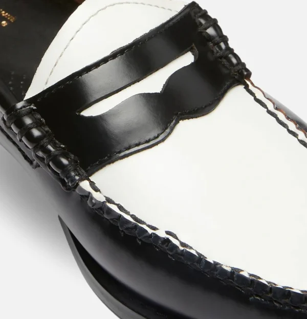 G.H. BASS Chaussures | Mocassin Femme Weejun Noir et blanc