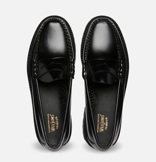 G.H. BASS Mocassins | Mocassin Larson 90's Penny Loafer Black