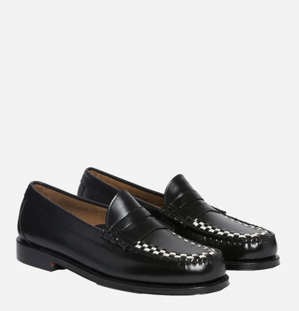 G.H. BASS Mocassins | Mocassin Weejun Weave Black & White