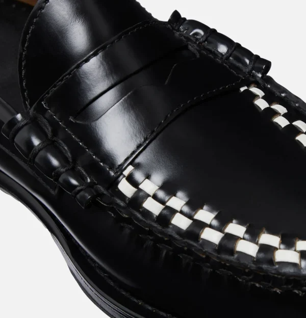 G.H. BASS Mocassins | Mocassin Weejun Weave Black & White