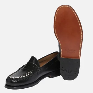 G.H. BASS Mocassins | Mocassin Weejun Weave Black & White