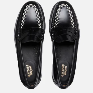 G.H. BASS Mocassins | Mocassin Weejun Weave Black & White