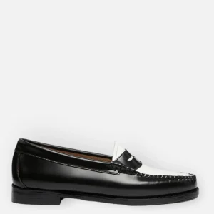 G.H. BASS Mocassins | Mocassin Weejuns Black & White Leather