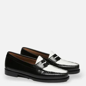 G.H. BASS Mocassins | Mocassin Weejuns Black & White Leather