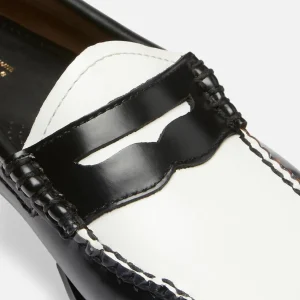 G.H. BASS Mocassins | Mocassin Weejuns Black & White Leather