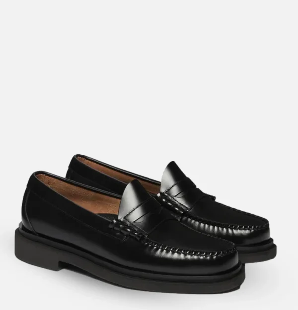 G.H. BASS Mocassins | Moccassin Weejun Step Larson Black