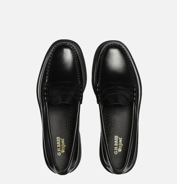 G.H. BASS Mocassins | Moccassin Weejun Step Larson Black