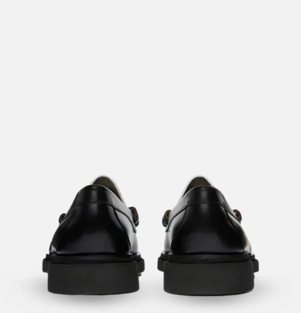 G.H. BASS Mocassins | Moccassin Weejun Step Larson Black White