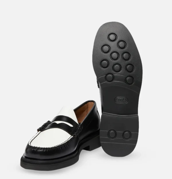 G.H. BASS Mocassins | Moccassin Weejun Step Larson Black White